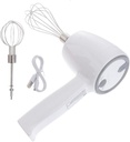 Alipis Adjustable Usb Rechargeable Egg Mixer Cordless Handheld Beater for Efficient Cooking Baking Frothing Speed Control for Home Use