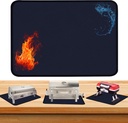 Blackstone Griddle Blue 24x36 Inch Heat Resistant Mat for Outdoor Grill Table & Indoor Fireplace