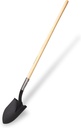 MARSHALLTOWN 14 Gauge Round Point Shovel, Wood Handle, RPSW