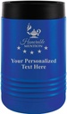 Custom Beverage Holder, 12 oz Blue Personalized Honorable Mention Insulated Can Cooler Prime