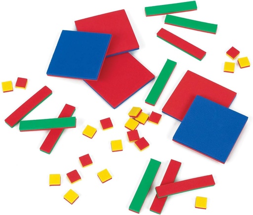 [BRSWG2YOAAAQOAA6] EAI Education QuietShape® Foam Algebra Tiles - Standard Set of 35