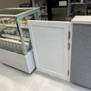 MTSON Swinging Doors Retro Counter Swinging Doors Cafe Doors, Indoor Solid Wood Single Door Automatic Closure Parlor Butler Door, Entrance Fence Gate Decoration (Size : W60xH90cm(23 5/8" x35 7/16"))