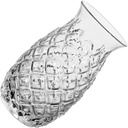 Cabilock Stylish Relief Pattern Pineapple Cocktail Glass for Water Milk Wine Parties