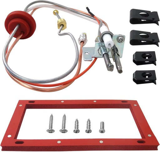[BRSREFA2DFYA4DT2] SP20075, SP20305A Pilot and Igniter Assembly Replacement Kit for Natural Gas Water Heater, Compatible with Professional Series RHG PRO50-40F, RHG50-50F, 42V40SPROF, 42V50SPROF