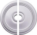 Ekena Millwork CM24DI2 Diane Ceiling Medallion, 24"OD x 3 5/8"ID x 1 1/4"P (Fits Canopies up to 6 1/4"), Factory Primed