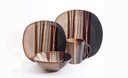 Better Homes and Gardens Bazaar Brown 16-Piece Dinnerware Set, Ceramic , Stone