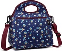 Kasqo Lunch Bag for Boys, Neoprene Insulated 8.7L Kids Lunch Tote Children’s Lunch Box with Front Pocket and Detachable Adjustable Shoulder Strap in Unique Astronaut