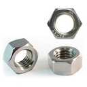 1-1/4"-7 Hex Nuts (6pcs), 304 Stainless Steel (18-8), Hardware, UNC, Coarse Thread