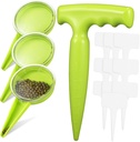 Toyvian Ergonomic Handle Dispenser Hand Tool Adjustable Planter for Sowing Dispenser for Garden