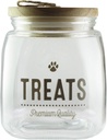 American Atelier Pets Covered Jar 5.5x8.8" Clear
