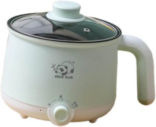 [BRSRAHAHOQFGYGY7] Electric Hot Pot Electric Rice Cooker 2 Gear Multifunctional Noodles Cooker Mini Travel Cooker for Soup Oatmeal Cooking Pasta, without steamer