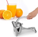 Manual Fruit Juice Extractor, Aluminum Alloy Portable Hand Held Lemon Orange Squeezer Fruit Press for Citrus Orange Lemon Lime Pomegranate Home Kitchen Tool