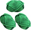 3 Pack Green Garden String, Garden Twine, Soft Ties for Plants, Tree, Flowers, Stretchy Plant Supports Multi-use Craft String