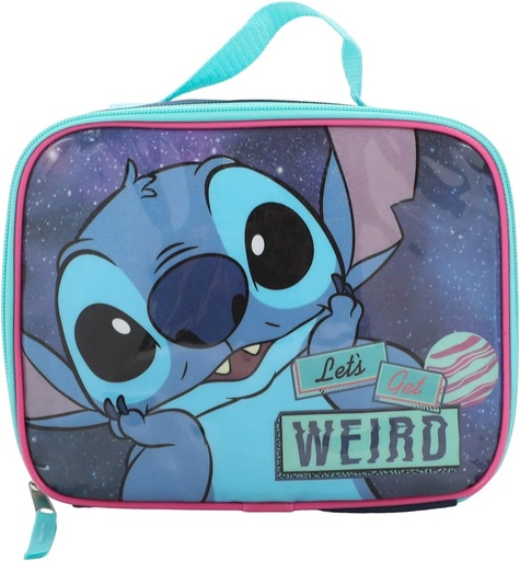 [BRSROYYDDJ5AYH3L] Bioworld Lilo & Stitch Easy Zip Insulated Lunch Box