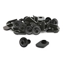 8020, 3320, 15 Series, 5/16-18 x 0.687 Inch Flanged Button Head Socket Cap Screw Bolt (FBHSCS) with Slide-in Economy T-Nut Hardware Combo (25 Pack)