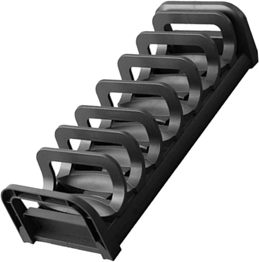 [BRSREHYCAUBAKCLO] PRETYZOOM Adjustable Multi Kitchen Rack with Non Slip Base PP Material Dish Drying Stand for Bowls and Plates Easy Assembly Drainage Organizer for Kitchen Countertop Black Compartment Design