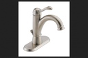 Delta Porter 4 in. Centerset Single-Handle Bathroom Faucet in Brushed Nickel