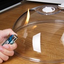 Microwave Oven Guard Cover, High Temperature Plastic Guard Cover for Kitchen (Type 2)