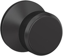 SCHLAGE Custom FC21 BWE 622 KIN Bowery Knob with Kinsler Trim Hall-Closet and Bed-Bath Lock, Matte Black