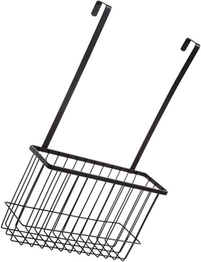 [BRSRAGL5BUBAAYAV] Garneck Over Door Hanging Basket Rustproof Iron Wire Storage for Kitchen Bathroom Design Organize Sundries Shower Essentials Space-saving Hanging Cabinet Basket