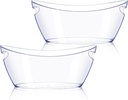 Ice Bucket 2 PCS, Thickened Ice Buckets for Parties, Mimosa Bar Supplies Beverage Tub for Champagne Beer Sparkling Wine Cocktails（5.5L) 16.5 * 7.3 * 6.8inch