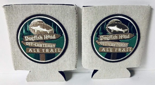 [BRSWYED4CEPWYYLU] Dogfishhead 12oz Beer Can/Bottle Cooler (SET OF 2) Burlap Style