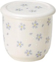かじゅあるらいふ(Kakuni) Mino Ware K51109 Small Cherry Blossom Multi-Cup with Lid, Purple