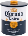 Corona Metal Large Round Cylinder Canister 8.5" 135.25oz/4000ml Tin with Lid Food Jar Container Cookie Jar