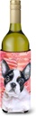 Caroline's Treasures BB9797LITERK French Bulldog Black White Love Wine Bottle Hugger, Red Bottle Cooler Sleeve Hugger Machine Washable Collapsible Insulator Beverage Insulated Holder