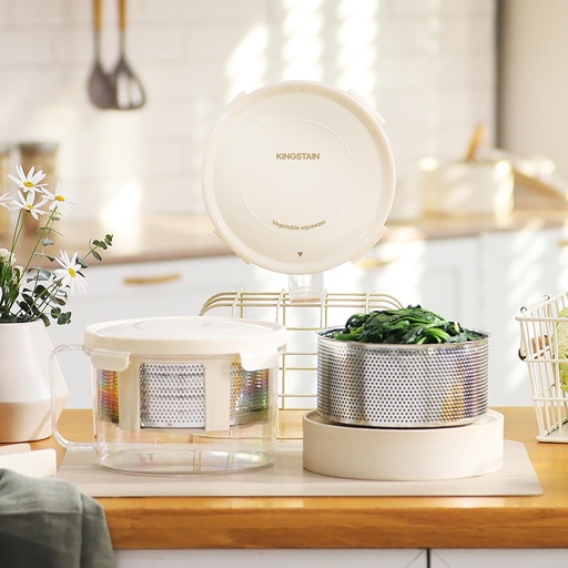 [BRSRAEIOPMCGOCY4] Kingstain Vagetable Squeezer Fruits and Vegetables Dryer Squeezer