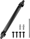Self Closing Gate Spring,14",Gate Latch Spring with Adjustable Tool,for Wooden or Vinyl Fence,Carbon Steel,Black