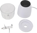 Diyeeni Portable Food Processor, Safe 300ML Electric Garlic Chopper for Home