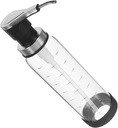 Honey Pump Dispenser Refillable Syrup Storage Bottle for Kitchen Juices and Sauces Easy to Clean Safe Container with Measurement Markings