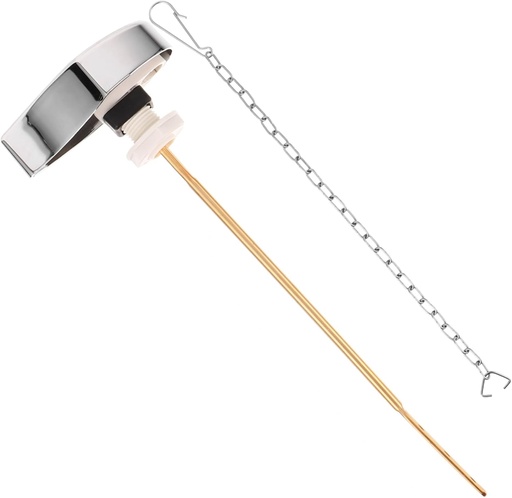 [BRSROBQOOIGWGETO] Homoyoyo Toilet Flush Handle Lever Replacement Side Mounted Tank Chain Bathroom Accessories