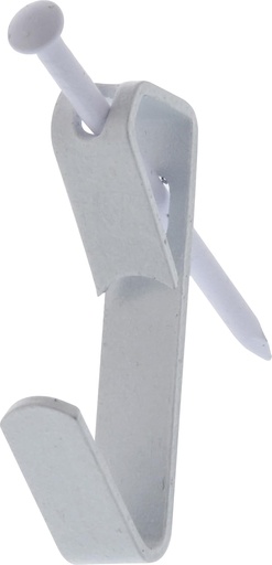 [BRSWIYQMCYDRMGD2] Hillman 122305 White Conventional Picture Hanger 6 Pack 30lb