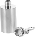 Stainless Steel Flask 1oz Whisky Wine Flask Keychain for Men/women for Outdoor Activities