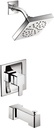 Moen 90 Degree Chrome PosiTemp Tub and Shower Trim Kit without Valve, TS2713