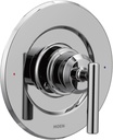Moen Gibson Chrome Posi-Temp Pressure-Balancing Modern Valve Handle Only Trim, Valve Required, T2901
