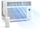 Comfort Zone Window Mounted Room Air Conditioner with Remote Control, 5,000 BTU, Digital Display, 4 Speed Settings, 4 Mode Settings, 24-Hour Timer, Sleep Setting, and Eco Mode
