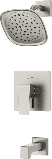 [BRSROHYPOAMGMEYU] Verity Single Handle Wall Mounted Tub and Shower Trim Kit with Diverter Lever (Valve Not Included) 2.0 GPM