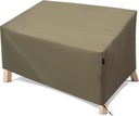 Patio Sofa Covers Sofa Moving Cover with Upgrade Fastener Windproof Buckle Strap 100% Waterproof Outdoor Couch Cover for Outdoor Sofa/Loveseat/Seat/Couch-Beige 79"Wx38"Dx35"H