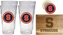 R and R Imports Syracuse Orange Officially Licensed Kitchen Pack - Wood Cutting Board, 4 Pint Glasses & Magnetic Bottle Opener