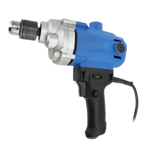 [BRSRAFAKDEGRMA3U] Drill Mixer Set, 0 to 3000rpm Adjustable Heavy Duty Electric Augers Post Hole Digging Corded Mixing Drill Machine Variable Speeds Concrete Mud Mixer with 15 Drill Bits for Drilling