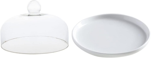 [BRSRABIECMMAMHIV] Dessert Plate Cake Storage Supply Round Cake Carrier Fruit Tasting Plate Party Dessert Tray