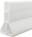 3" High Collapsible Shower Threshold Water Dam 59in Shower Water Splash Guard Shower Barrier Water Stopper To Keep Water In Shower Dry And Wet Bathroom