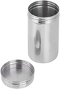 Stainless Steel Sealed Jar Camping Coffee Container Case Storage Portable Sealed Storage Jar Stainless Steel Jar Cookie Jar Organizer for Travel Business Trip, Coffee Bean