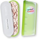 SUMO Set of 2, Ice Cream Containers for Homemade Ice Cream - 1.5 Quart Each, Reusable Freezer Storage Containers - Green