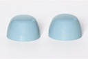 American Standard Color Replacement Plastic Toilet Bolt Caps - Set of 2 - Regency Blue