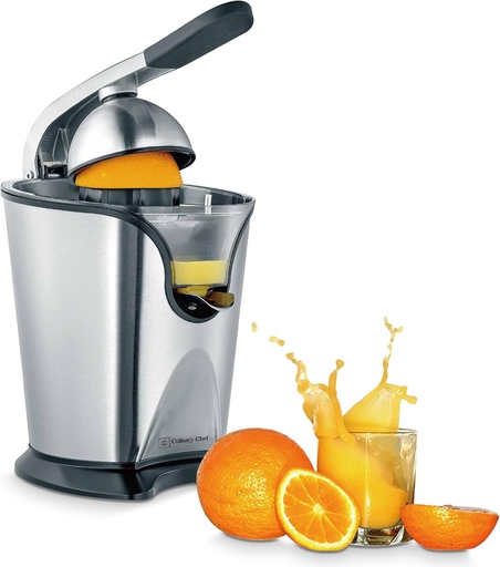 [BRSWGBQ7BACWYDTZ] CULINARY CHEF 160W Electric Citrus Juicer, Stainless