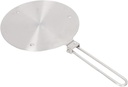 Stainless Steel Heat Diffuser Plate Induction Cooking Plate Kitchen Heat Distributor for Gas Electric Induction Cookers Iron Pans Ceramic Pots (24#)